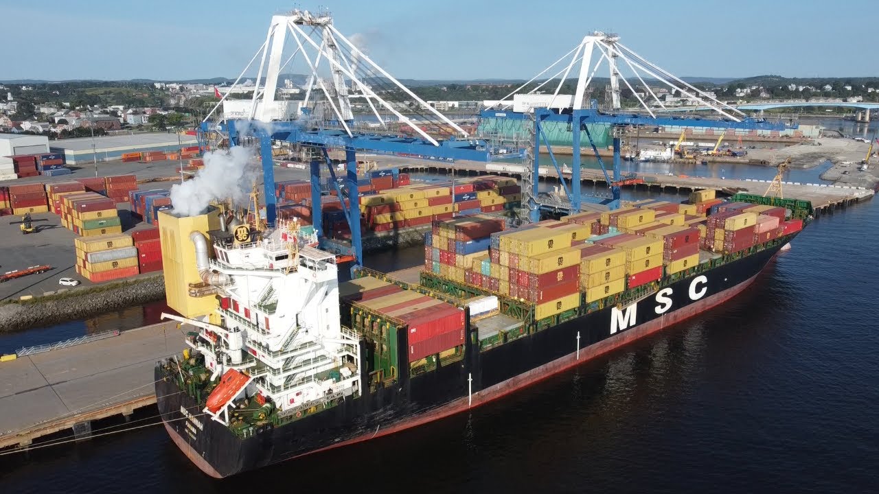 Container vessel loading operations